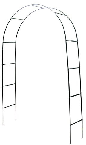 Unbekannt Rosenbogen Rankgitter Pergola Rankhilfe Torbogen Rosenhilfe Spalier Metall Grösse 240cm hoch, 140cm breit, 36cm tief