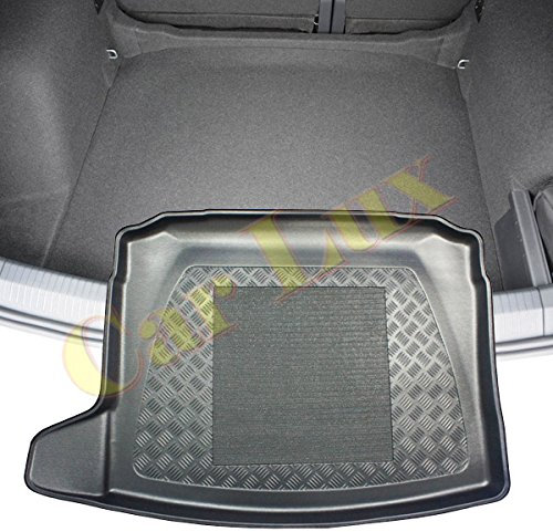 Car Lux AR05072 - Alfombra Bandeja Cubeta Protector Cubre Maletero a Medida con Antideslizante