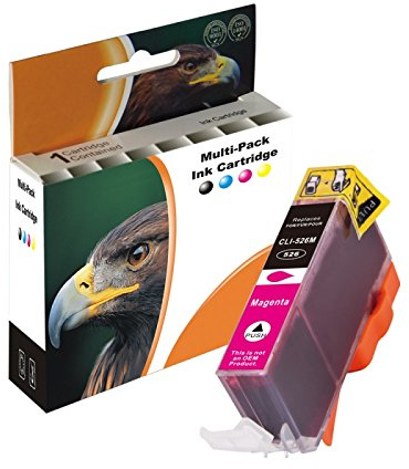 1x Druckerpatrone Magenta kompatibel für Canon CLI-526 iP4800 iX6550 MG5100 MX710