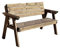 CONSILIUM Wooden Garden Seat - 2FT to 7FT in Length - Handmade Outdoor Furniture From Pressure Treated Timber (5ft, Rustic Brown)