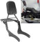 GZYF Dossier arrière de moto Sissy Bar porte-bagages pour Vulcan VN900 Custom Classic 2006-2017