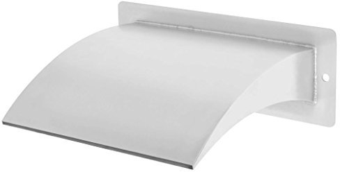 Tidyard Wasserfall Pool Schwalldusche Wasserschwall Edelstahl Pool-Brunnen 30 x 9 x 26 cm Silber für Schwimmbad oder Teich