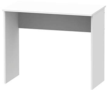 MUEBLES PITARCH | Escritorio, Mesa de Ordenador, Juvenil de Estudio, Blanca, 75x90x50cm (Alto x Ancho x Fondo) para Habitaciones pequeñas, Colección Tibet