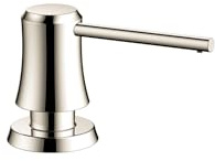 hansgrohe Joleena Bad und Küche Seifenspender 7,6 cm, Übergang Seifenspender in Nickel poliert, 04796830