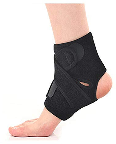 Totill Fußbandage, Knöchelbandage für Herren und Damen, Sprunggelenkbandage Rechte und Linke, Fußgelenkbandage Eine Größe passt allen, Fußgelenkstütze verstellbare für Yoga Fussball Radfahren Fitness