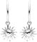 PURELEI® Sun Ohrringe (Silber) – Damenohrringe aus langlebigem Edelstahl – Wasserfeste Ohrringe Damen – Modeschmuck für deinen individuellen Look