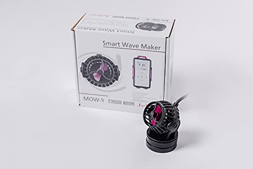 Jebao MOW Smart Wave Maker con driver di visualizzazione LCD per serbatoio dell'acqua salata base magnetica (MOW-9)