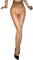 HTRUIYATY 5D Damen Strumpfhose Glänzend Öl Strumpfhosen Hohe Taille Reißfest Stützstrumpfhosen für Frauen Braun