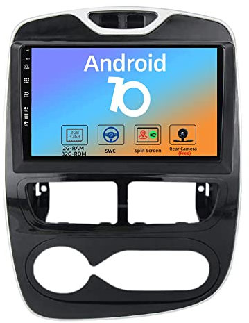 JOYX Android 10 Autoradio Passt für Renault CLIO (2013-2016) - Rückfahrkamera KOSTENLOS - (2G+32G) - 10.1 Zoll 2.5D - 2 Din - Unterstützen DAB Lenkradsteuerung 4G WiFi Bluetooth Carplay Android Auto