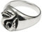XJruixi Zaubererschule Malfoy Familienabzeichen Schlange Slytherin Cosplay Ring Unisex Schmuck Ringe Geschenk Requisite Zubehör