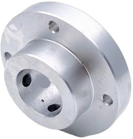 Flanschkupplung aus Aluminiumlegierung 5/6/6,35/7/8/9/10~22 mm Loch-Keilnut 50 mm starre Getriebewellenverbindung (Size : 20mm)