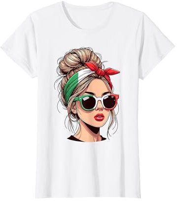 Ragazza Italiana Italian Girl Italia Italien Mädchen Damen T-Shirt