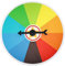 TOYANDONA 1pc Turntable Tabletop Prize Wheels Wheel Fortune Decide Lucky Draw Wheel Wall Mounted Prize Win The Desk Wheels Family Game Toy To Rotate Work Christmas Plastic