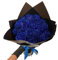 Y-M-H Glitter Rose Bouquet, Artificial Rose Flowers Bouquet, DIY Glitter Everlasting Rose Bouquet for Valentine's Day Gift, Anniversary, Engagement (Blue,52)