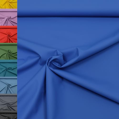 MAGAM-Stoffe Heike Regen Regenbekleidung-Stoff uni Meterware 50cm (13. Blau)