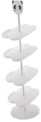 Colcolo 5 Ebenen Schuhregal für Kinder, Schuhregal Metall, Regal für Kinderschuhe, Schuh Organizer für Wohnheim, Schrankdekoration, Wohnzimmer, Schlafzimmer, Flur, Eingangsbereich, Weiß