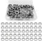 Ringösen, 100 Planenösen Grommet Ösen Set für Planen Rostfrei Ösen Werkzeug Kit mit Scheiben 12mm Metallösen Eyelets für Schuhe Gepäck Leder Plane Zelte Markisen Taschen