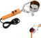 Pot de fusion électrique for plomb, four de fusion de métal avec poignée, pot de fusion de plomb portable for moules de poids de pêche, creusets de profondeur 65 mm, température 150-450 ℃, for pendent