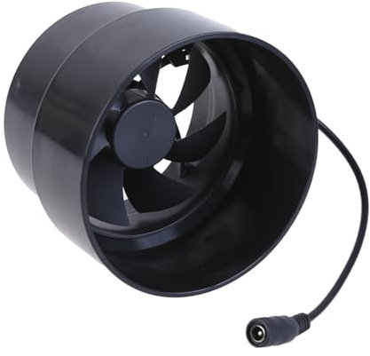 12V Abluftkanalventilator 110mm-100mm Für Die Belüftung In Badezimmern Küchen Lagerhäusern Gewächshäusern Hühnerställen Und Haustierhäusern