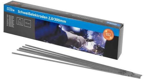 Güde Elektroden 2,0/300mm, rutilumhüllte Schweißelektroden, Stabelektroden