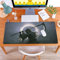 MYAUEYSU Gaming 40x75cm Premium Groß vernähte Kanten langlebig mit high-end Glide und Anti-Rutsch Speed Gaming Mauspad,Der Tod, auch bekannt als Sensenmann, der die Sense gegen die Sonnenfinster