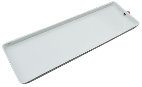 Bandeja de goteo de aire acondicionado con tubo de agua, algodón aislante para sistemas divididos interiores, 101 x 24 cm