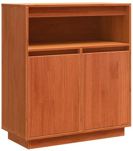 vidaXL Sideboard - Dining Unit - Modern Storage - Contemporary Furniture - Rectangular Pine Wood