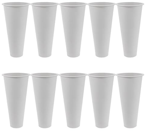 GARIOUANS Set 10 Vasi Floreali Tombali in Plastica Resistente alle Intemperie, Portafiori per Lapidi del Cimitero a Forma di Cono Funebre, Decorazioni per Tombe e Composizioni