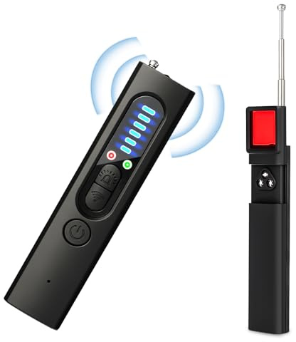 Mavista Wanzen Detektor 4 in 1 Kamera Detektor GPS Tracker Finder | RF Signal Detektor Abhörgerätedetektor mit 5 Empfindlichkeitsstufen & AI Chip für Hotel Reisen Auto Büro Privatsphäre Schutz