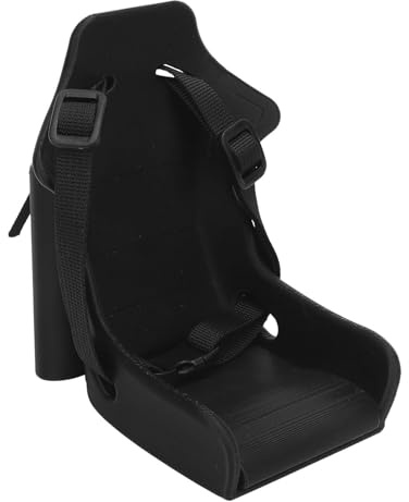 Vvikizy Doll Bike Seat Carrier Unique Design Durable Plastic Doll Holder for Outdoor Cycling (Black)