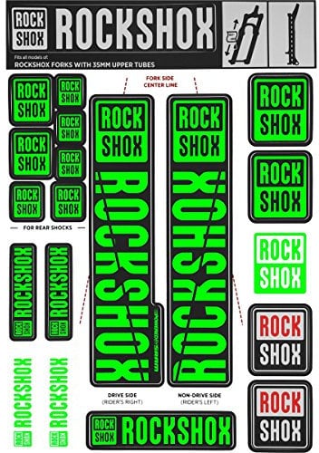 RockShox Unisex Felgenbänder-03054970 Felgenb nder, Grün, 35mm Standrohre EU