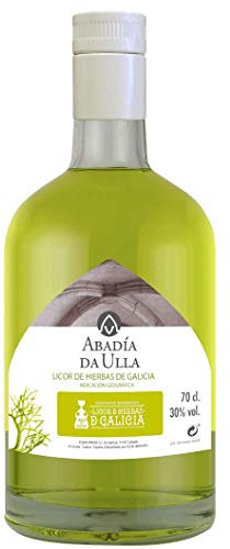 Licor de Hierbas de Orujo Gallego con Denominación de Origen. Aguardiente de Galicia ABADÍA DA ULLA 70cl