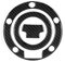 Fydun Motorrad Tank Aufkleber Kohlefaser Gas Tankdeckel Pad Aufkleber Aufkleber Tank Pad Lackschutz Aufkleber für Motorrad Tanks für YZF R1 R6