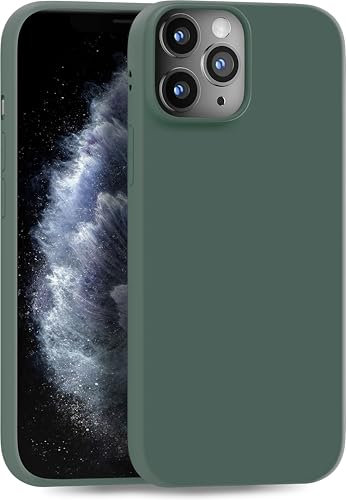 MyGadget Cover per iPhone 11 Pro Max - Custodia Protettiva in Silicone Morbido – Case TPU Flessibile - Ultra Protezione Antiurto & Antigraffio - Verde Oliva