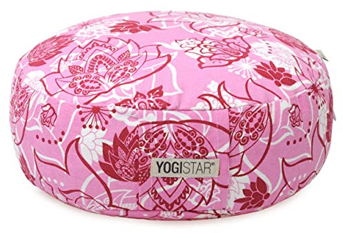 Yogistar Meditationskissen - Rund - Art Collection Pink