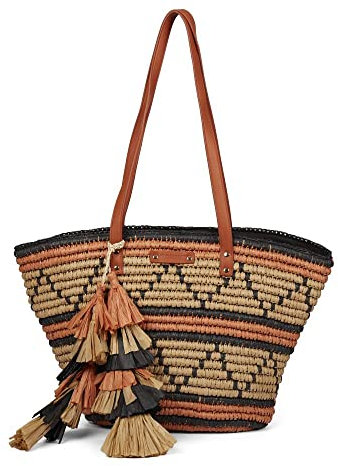 GIOSEPPO Capazo de rafia multicolor para mujer bazien