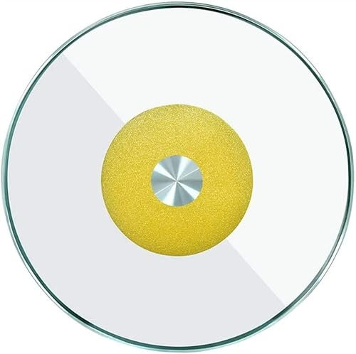 KEppd Plateau tournant en Verre trempé pour Table à Manger Grand Plateau tournant Lazy Susan Plateau de Service Rond de 80 cm avec roulements Silencieux Stable et Pas Facile à Incliner (