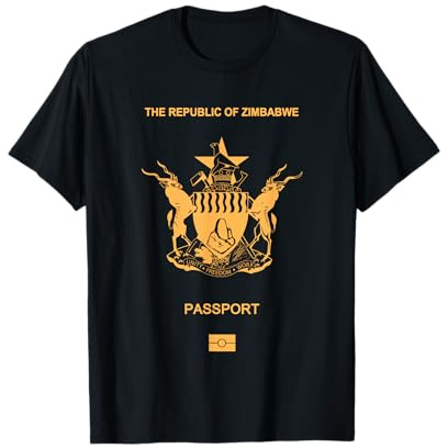Zimbabwe,Zimbabwe passport,Zimbabwe flag. T-Shirt