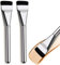 2 Stück Foundation Pinsel Flach, Puderpinsel für Flüssiger, Flach Foundation Concealer Brush, Ultra Thin Foundation Brush, Foundation Pinsel, Makeup Concealer Brush, Geschenke für Mädchen, Damen