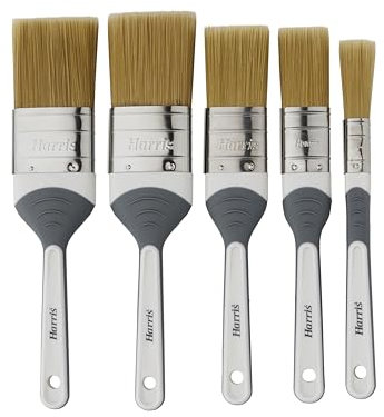 Harris Paint Brush Set, Wood, Grey, L