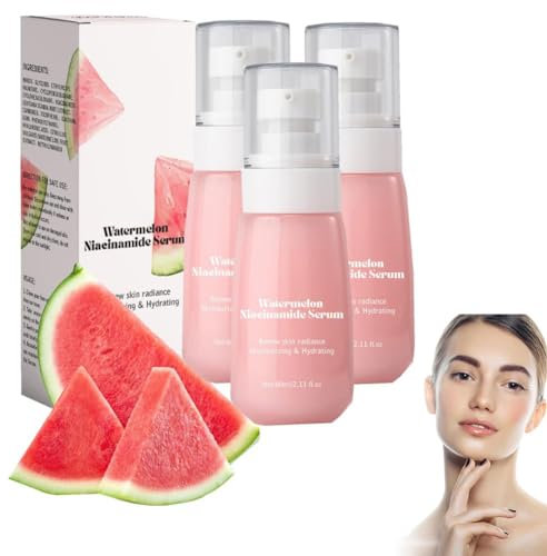 Watermelon Glow Niacinamide Tautropfen, Wassermelonentautropfen, Wassermelone Niacinamid Tautropfen, leichtes Wassermelonen-Toner