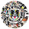 Bric Dodo 50 Stück Grenzhund Aufkleber Auto Laptop Telefon Gitarre Skateboard Motorrad Fahrrad Border-Collie Stickers Set Vinyl Wasserdicht Aesthetic Aufkleber für Jugendliche Kinder Erwachsene