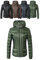Covalliero - Damen Steppjacke | Übergangsjacke mit Doppelkragen & 2 Taschen | Kapuzenjacke mit abnehmbarer Kapuze | wasserabweisende Reitjacke | Reitbekleidung in Opal Green | Größe XL