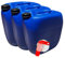 Bidon 30L litres en Plastique Robuste – Stockage Sécurisé pour Produits Alimentaires et Chimiques – Poignée et Bouchon Étanche - Jerry can Jerrycan (Bleu, lot de 3 bidons)