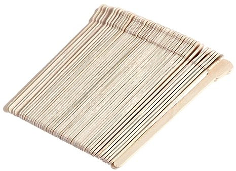 Beatifufu 100stücke Einweg Holzspatel Für Waxing Natürliche Wachsstäbchen Mit Abgerundeten Enden Hautfreundlich Geruchslos Für Warm Streifenwachs Für Salon Und Heimgebrauch