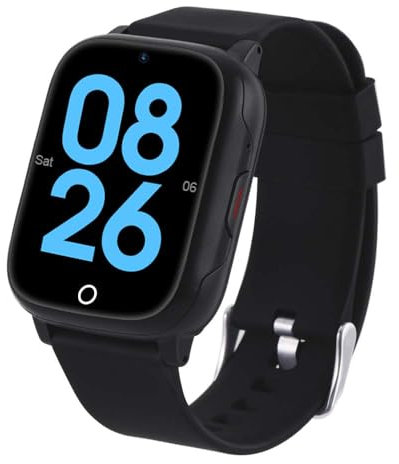 vidimensio -Lifeguard-III 4G LTE - GPS Smartwatch Uhr mit SOS-Notruf und Telefon-Funktion - Ortung per GPS/WiFi, wasserdicht, die Uhr/App/Anleitung/Support auf Deutsch