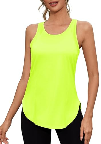 Gyabnw Sport Tank Top Damen Locker Yoga Fitness Ärmellos Shirt Atmungsaktive Sport Tops