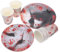 PACKOVE 20 Vajilla De Fiesta De Halloween Víspera De Todos Lámina Platos Gótico Tema Evento Equipo Temático Servicio Sangre Decoración Papel