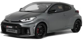 Modellauto Im Maßstab 1 18 Für Toyota Yaris GR Harz Auto Modell Erwachsene Sammlung Display Kunst Dekoration Grau Für Die Sammlung