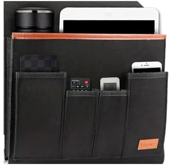 Generisch Remote Control Holder, Felt Couch Organizer, Non-Slip Armrest Pouch, Recliner Storage Bag, Sofa Accessory, Ideal for Organizing Tablet, Phone, Glasses, Keys, Bed, Chair, Living Room